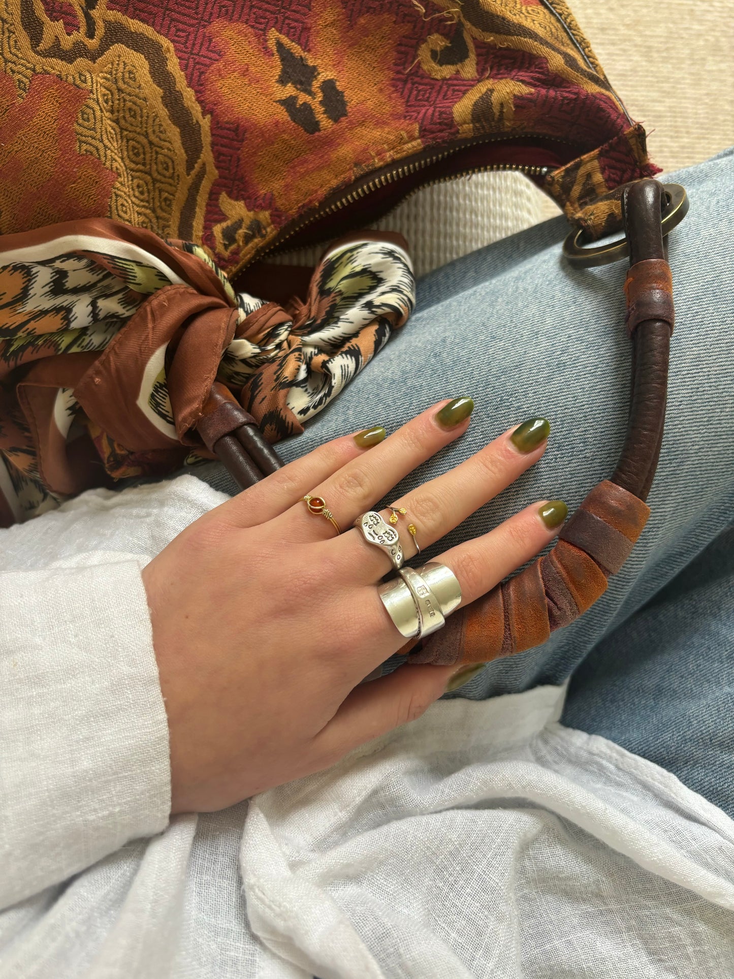 Hallmarked Spoon Ring