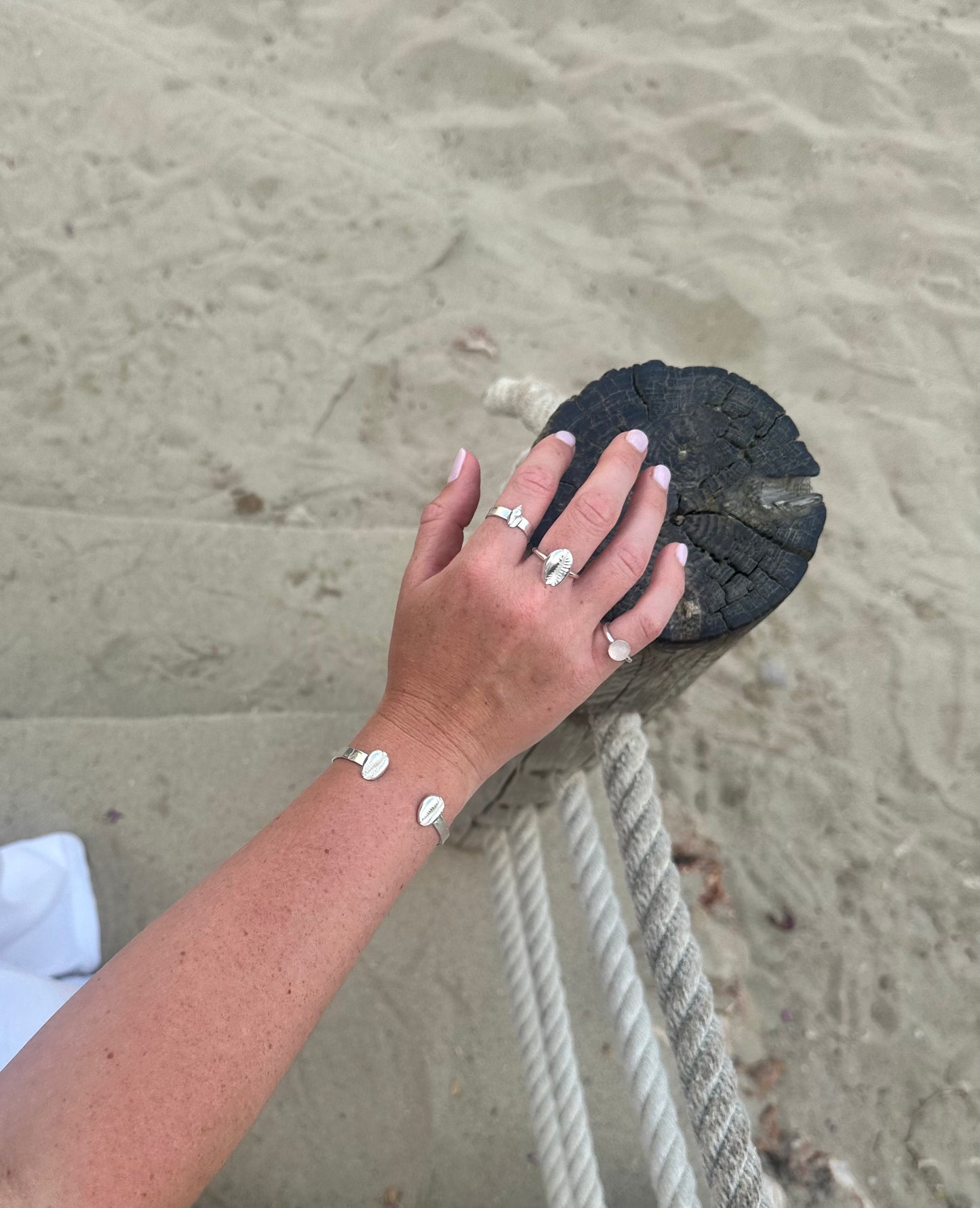 Mini Shell Cuff Ring