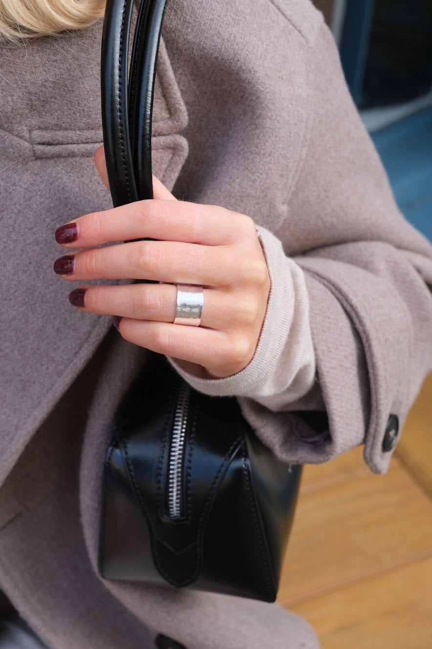 Hammered Cuff Ring