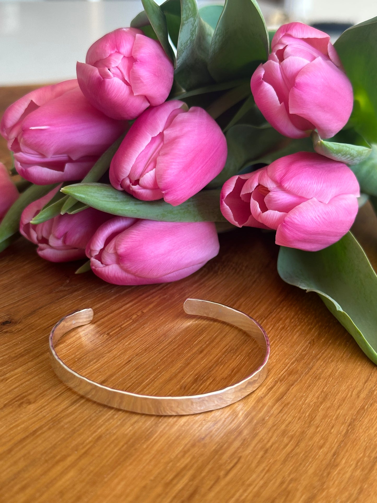 Hammered Cuff Bangle