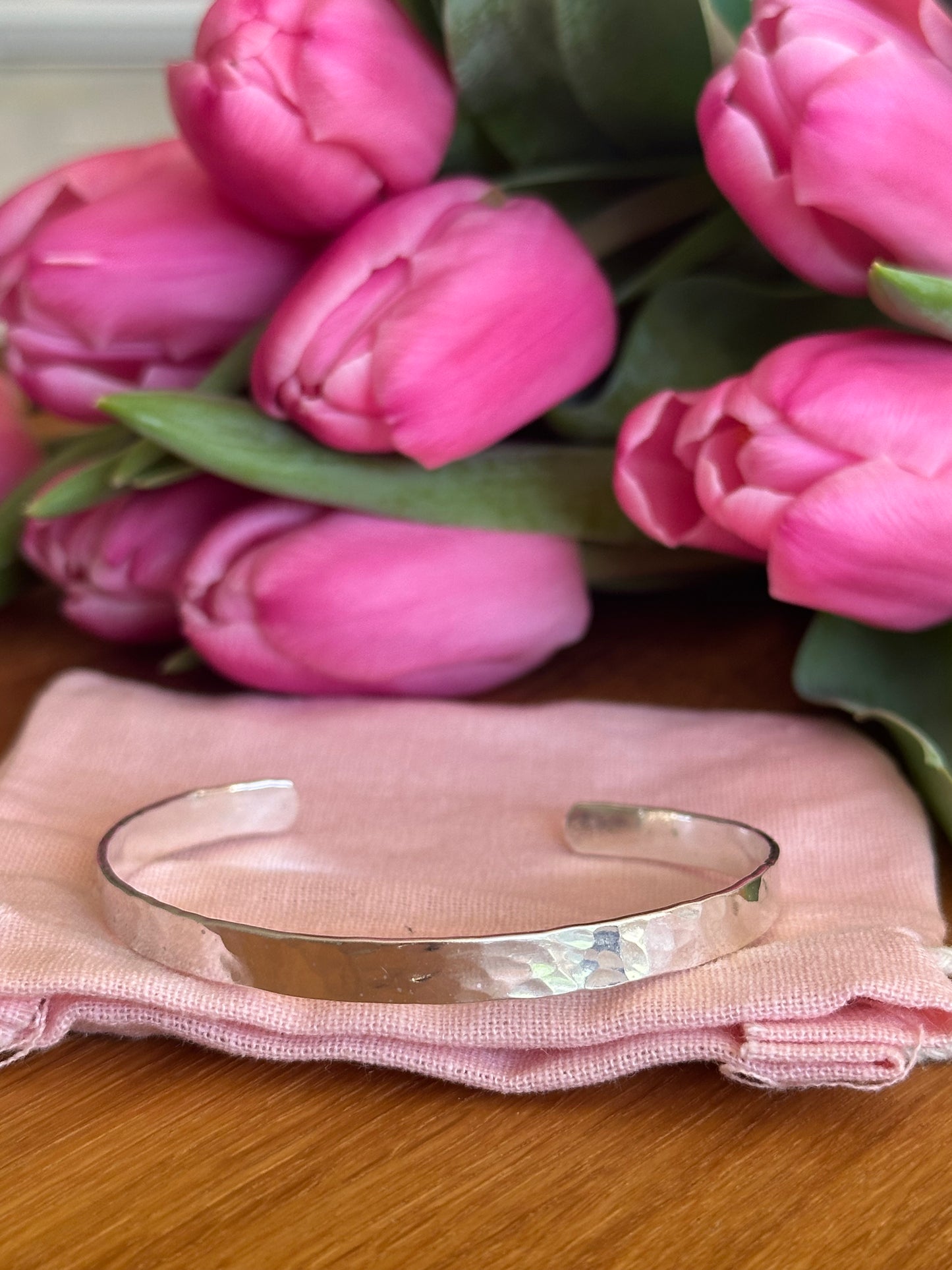 Hammered Cuff Bangle